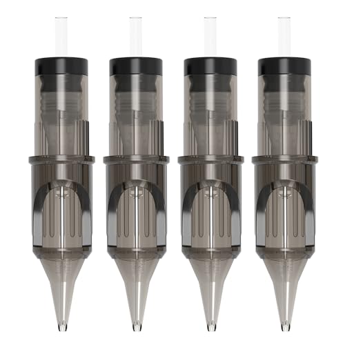 TATELF 20cartuchos de tatuaje agujas desechables profesionales 1203RL estándar Round Liner para accesorios de tatuaje, cartuchos de máquina