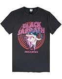 100% Cotton Amplified Black Sabbath Paranoid Mens T-Shirt (Small)
