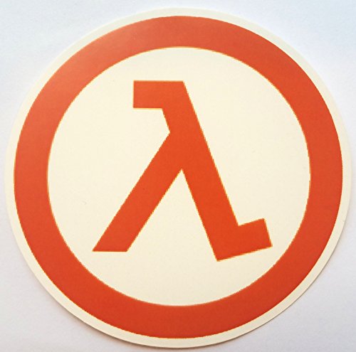 Half Life Lambda Logo Vinyl Sticker