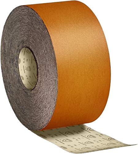 Klingspor 3222 - PL 31 B Sanding Roll with Paper Underlay 110 x 50000 Packaging Unit 1 - Grain 400, Couleur, Korn 400