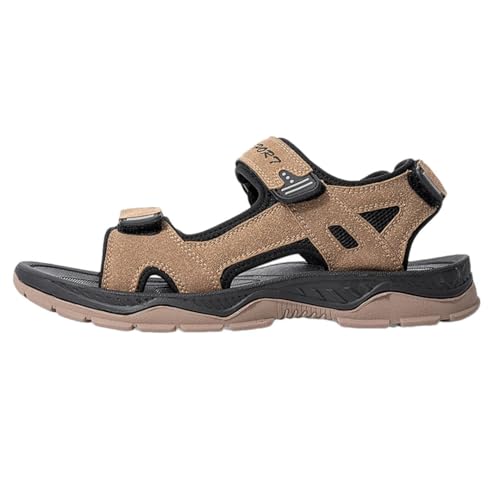 Men’S Beach Sandals Breathable Water Shoes Retro Comfortable Anti-Slippery Hard-Wearing Casual Footwear
