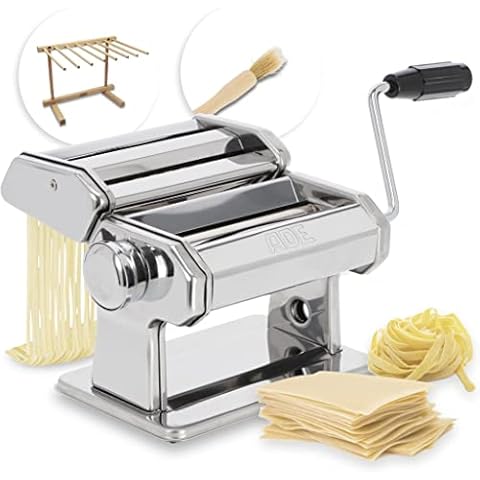 ADE Máquina Manual de Pasta KG2102 con Juego de Accesorios Cover