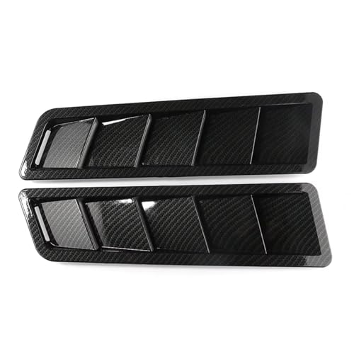 Grille d'évent de capot de voiture au fini carbone exclusif