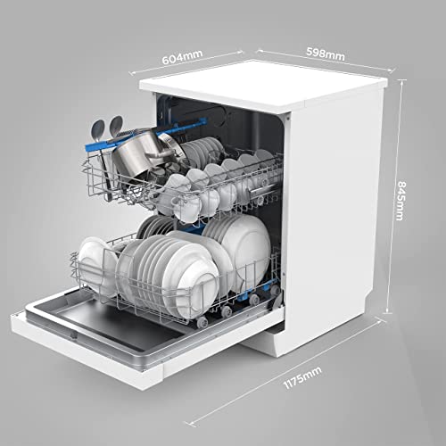 Freistehender Geschirrspüler Midea SF 5.60NW, 60 cm mit Wifi