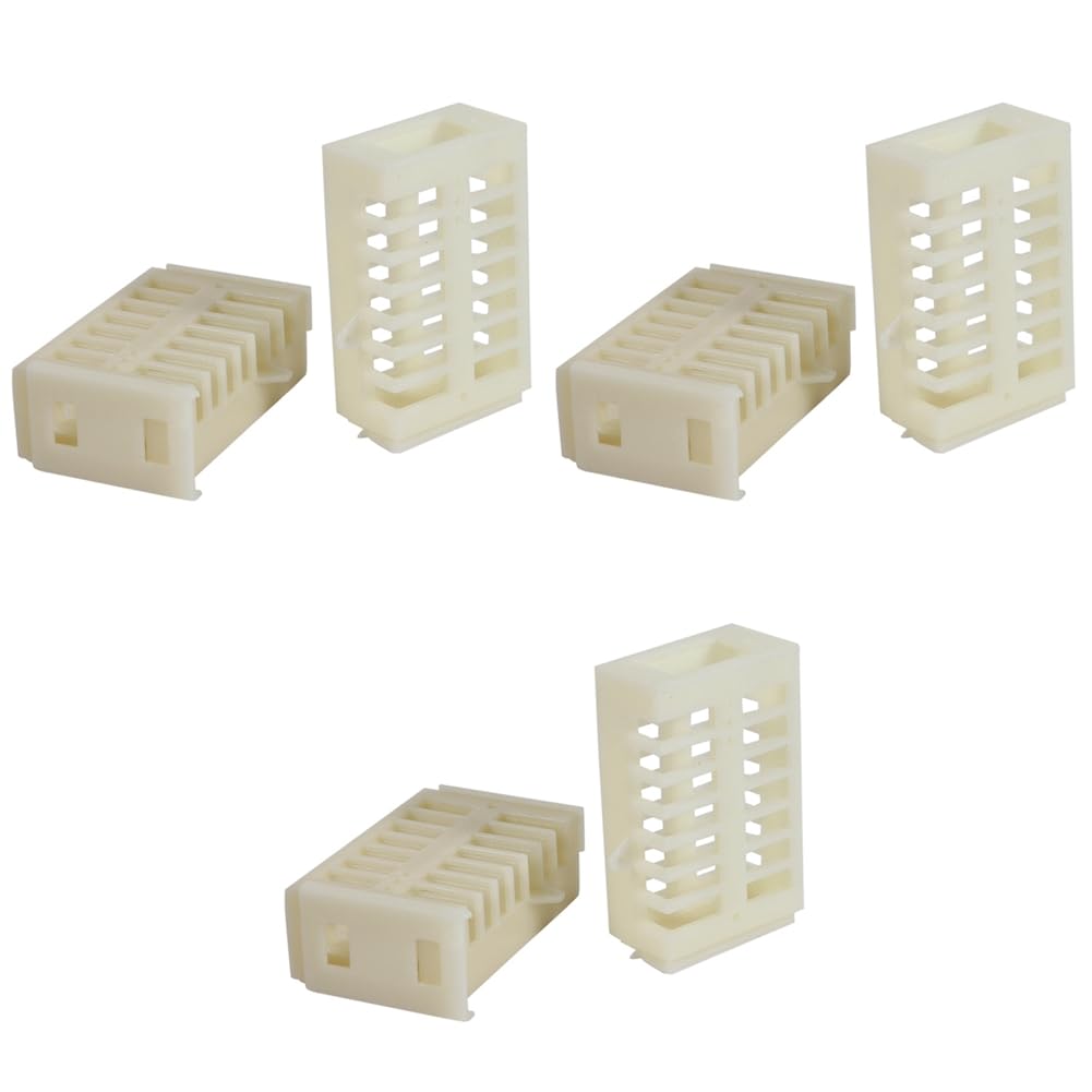 Jnchdghwa 300 Pcs Removable Bee Cage Beekeeping Equipment Beekeeping Supplies Bee Queen Cage Moving Catcher Cage