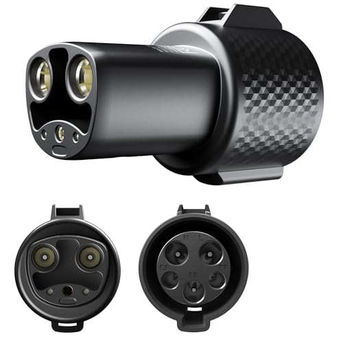 SUIDEK J1772 to Tesla Adapter, SAE J1772 Charging Adapter for Tesla Cars [Max 60A/240V] Fast Charging Tesla Accessories Easy to Use, Only Fit for Tesla Model Y 3 S X