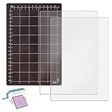 3 x Die Pads Set 6’’ x 9 Enthalten Magnetische Unterlegscheibe mit Karte Größe Grids und 2 x Acryl Schneiden Pads für Stanzmaschinen Prägen Crafting Zubehör