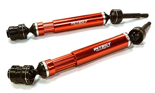 Integy RC Upgrades for Traxxas 2WD, Dual Joint Telescopic Rear Driveshafts for Traxxas 1/10 Stampede 2WD