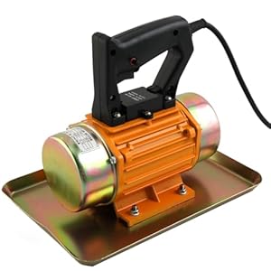 Concrete Vibrator Electric 110V 250W Portable Handheld Cement Mortar Vibrating Troweling Machine Single Phase Cement Trowel Concrete Vibrating Machine 3500RPM
