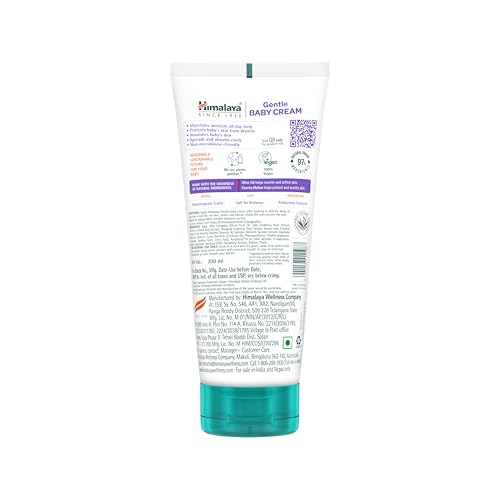 Image of Himalaya Gentle Baby Cream 100ml with Olive Oil, Giloy & Licorice | pH 5.5 | No. 1 Doctor Recommended Baby Cream | Hypoallergenic | Nourishing Baby Face Cream & Moisturizer for All Skin Types