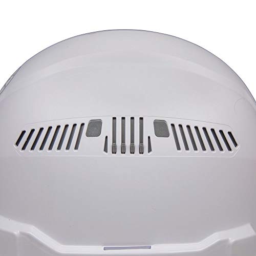 Klein Tools 60407Rl Hard Hat, Rechargeable Headlamp, Vented, Full Brim Style, Padded Self-Wicking Odor-Resistant Sweatband, White, Large #TOP7