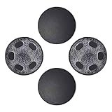 4 Pcs Bottom Base Rubber Feet Foot Pad Replacement for MacBook Pro Retina 13' 15' A1706 A1707 A1708 Late 2016-Mid 2017 Black Bottom Case Rubber Feet