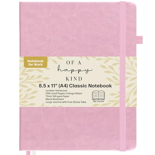 Classic Lined Journal Notebook 8.5x11