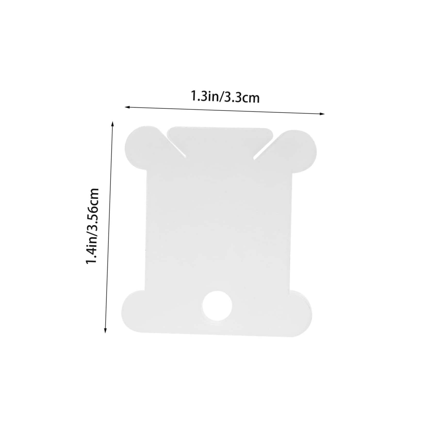 Veemoon Embroidery Supplies Kit 1 Set Thread Winder Box Cross Stitch Organizer Storage for Threads Needles Beads