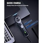 SUPRENT Adjustable Beard Trimmer for Men, Cordless Electric Beard Trimmer with Precision Dial, USB Rechargeable 19…