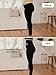 SHAPERMINT High Waisted Tummy Control Compression Leggings for Women - Petite to Plus Size Womens Leggings Non See Through Black