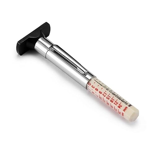 Medidor de muerte de la banda de rodadura de neumáticos, herramientas de medición de profundidad de neumáticos, herramienta de medición de hilo de