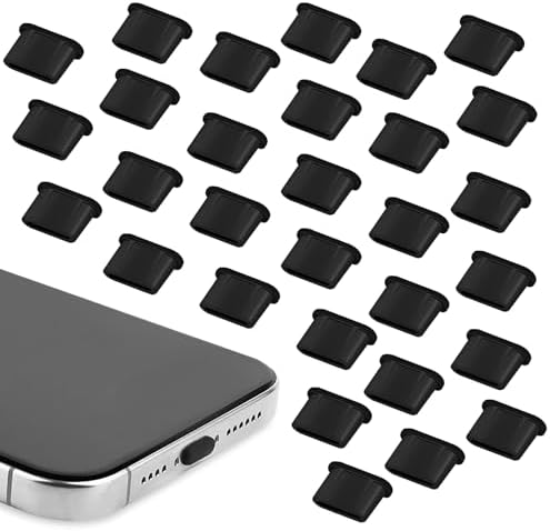 30PCS Tapones de Protección contra el Polvo USB C, RISVOWO Tapones Antipolvo USB