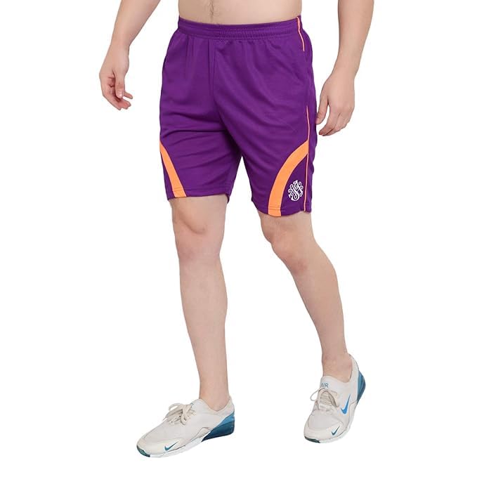 Image of DIA A DIA Men's Polycotton Running Sports Gym Shorts Pack of 2
