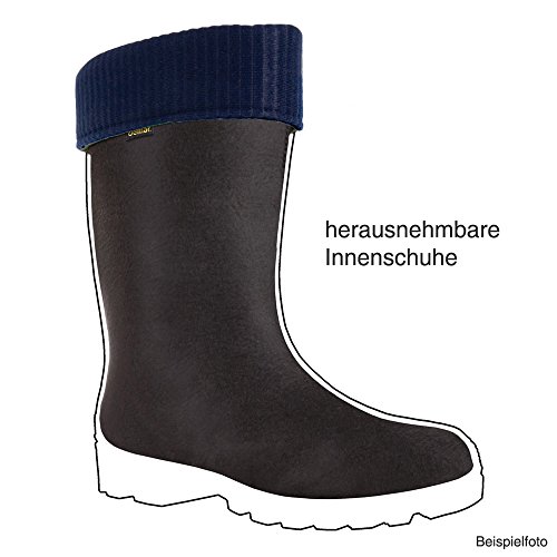 DEMAR leichte Eva Gummistiefel gefüttert Laura (39, dunkelblau)