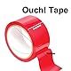 Ouch! - Bondage Tape 20m lang - 5cm breit 3PC Statikfreies Design Tape, Vielseitiges Bondage-SM-Band for Sexuell Sexspielung Paare Frauen Manner(Rot)