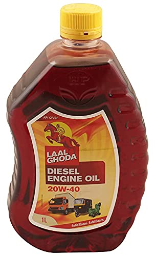 HP LAAL GHODA 20W 40 multigrade Diesel Engine Oil for Cars, Generators, Pumpsets, Agricultural, Gensets (1 Litre)