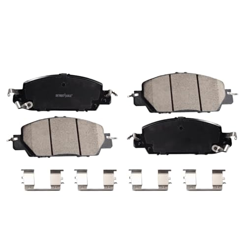 Image of Detroit Axle - Front Brake Kit for 2016 2017 Honda Accord [LX-S] Disc Brake | Rotors Ceramic Brake Pads Replacement 12.28 inch Front Rotors