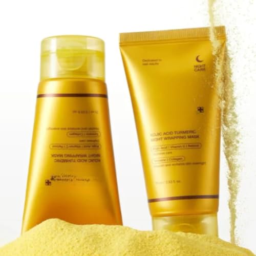 Masque de nuit Kojic Acid Turmeric Night Wrapping Mask de Corée