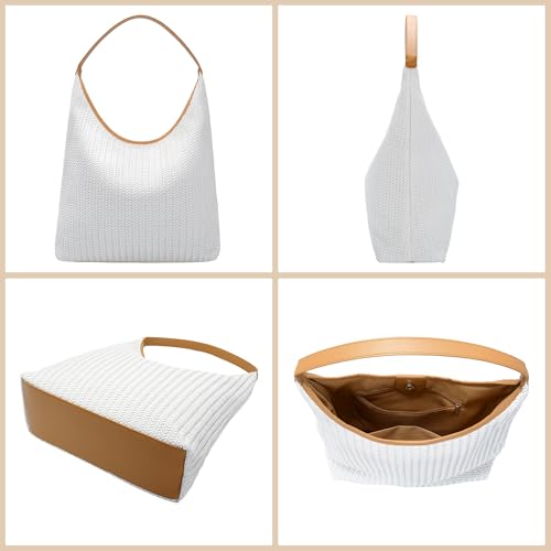 Bolso Tote Tejido Trenzado Para Mujer miniatura 6