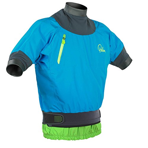 Palm Kayak o Kayak - Chaqueta de Manga Corta Zenith Whitewater Abrigo Aqua - Ligero. Impermeable y Transpirable