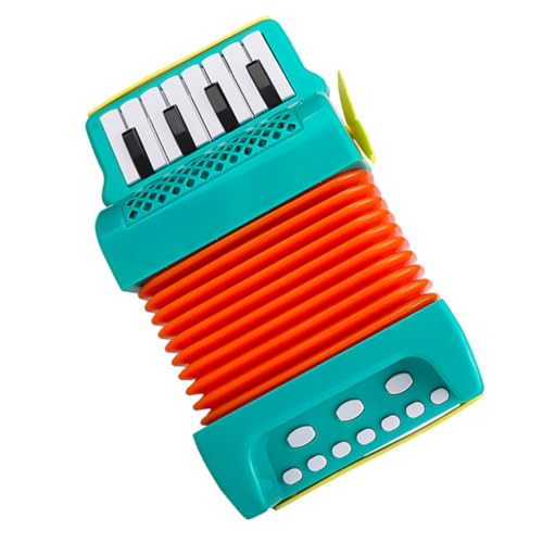 JOINPAYA Accordion Instrument for Lightweight Portable Cartoon Musical with Durable Keys and Buttons Develops Fine Motor Skills for Boys and Beginners