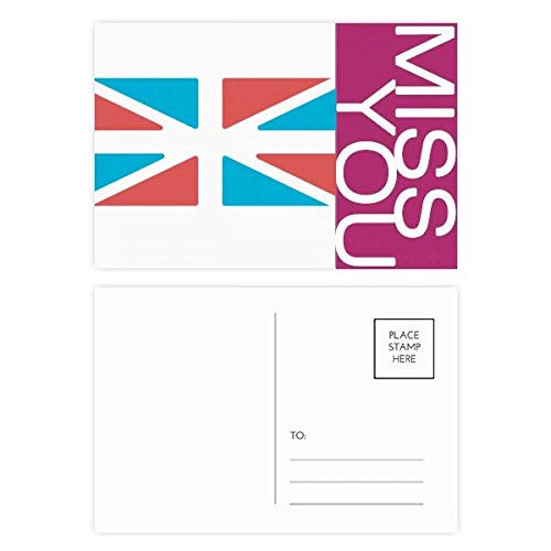 Royaume-Uni drapeau rétro carte postale pour écrire vos messages de remerciement