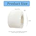Mini Stretch Wrap for Bottles Jars Seals Heavy Duty Stretch Film 1.57in*1000ft Unheated Bottles Packing Supplies Shrink Wrap Roll for Jars Bottles Cans Tin Lip Gloss