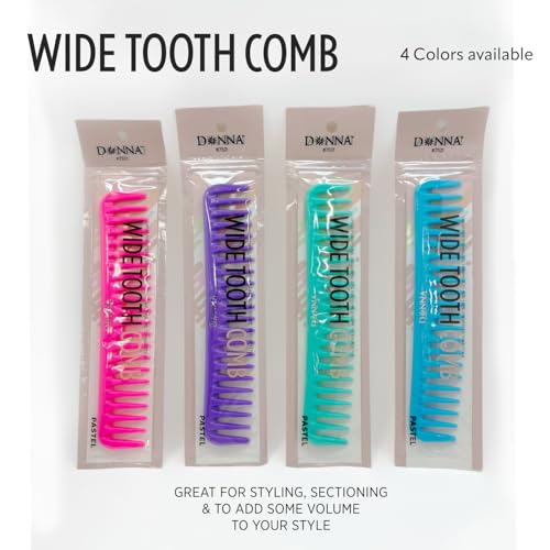 Peine de Dientes Anchos para Desenredar Cabello Verde miniatura 3