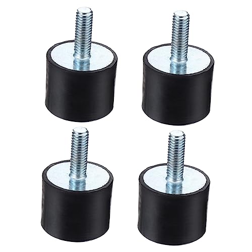 Unomor 3sets Generator Pad Vibration Pads Thread Rubber Mounts Blocks for Machines 4pcs*3