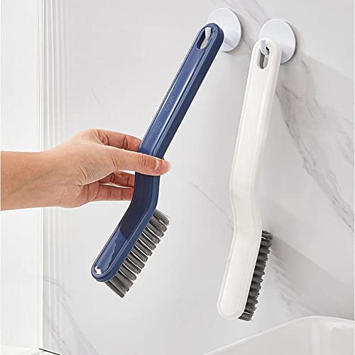 SPORTARC 2 x multifunktionale Bodennahtbürste, 2-in-1 Clip-Haar-Fenster-Reinigungsbürste für Wand, Badezimmer, Eckspalt, Bürste, Fugendüse, Reinigungsbürste Cover