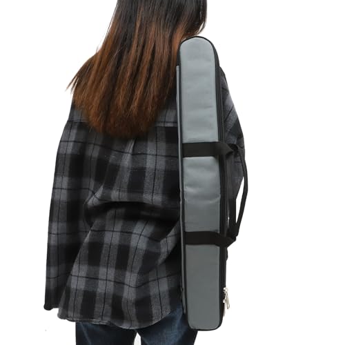 Rangement portable pour flûte étui de transport imperméable voyage gris