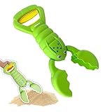 alldoro 60179 Sandgreifer Hummer grün, Robustes Sandspielzeug für Kinder, Sandkasten-Krabbe, leicht & einhändig bedienbar, 34,5 cm