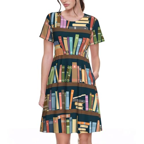 Robe d'été élégante à manches courtes confectionnée pour le confort des femmes raffinées