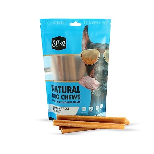 SITKA-Farms-Bully-Sticks-Slim-6-inch-10-Count-Premium-Natural-Dog-Treats-from-Free-Range-Grass-Fed-Cattle-Single-Ingredient-Grain-Rawhide-Free-Dog-Chews