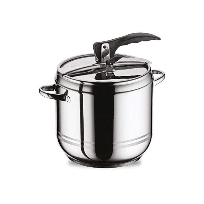 Buy HASCEVHER Esila Black Stainless Steel Stockpot Induction Base Pressure Cooker 9.5L Online at