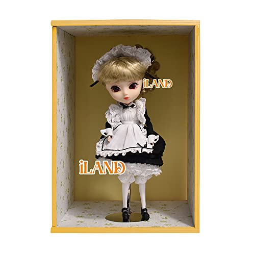 Iland Dollhouse Display Box, Unfinished Wood Shadow Box, Quick-Build Display Case With Transparent Front 15.7“ X 11” X 11“ Suitable For Lego & 1/12 1/6 Scale Dolls & Figures Soldiers #TOP3