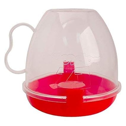 Homava Popcorn Popping and Snack Maker | 6 X 6 X 6 Inch | Red