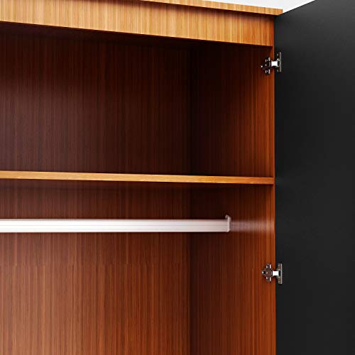 ELEGANT 3 Piece Bedroom Furniture Sets High Gloss Soft Close Wardrobe + 4 Storage Drawer Chest of Drawers + Bedside Cabinet,Wardrobe and Chest of Drawers Set - Image 6