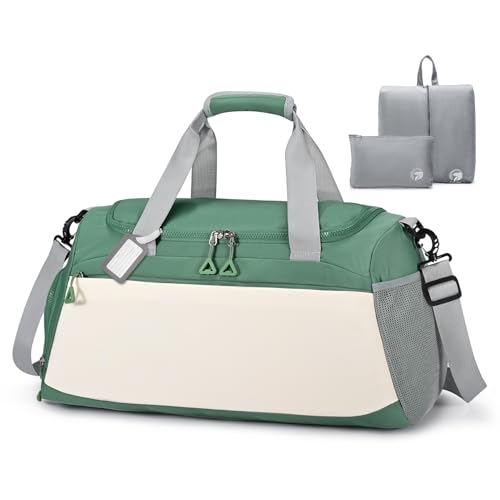 BAGZY Bolsa de Viaje 55x35x25cm para Iberia Air France KLM Lufthansa Impermeable Equipaje de Mano Maleta Cabina 55x35x25 Plegable Bolsa Viaje 50L Grande Bolsas Deporte Mujer Hombre Fin Semana Bolsos
