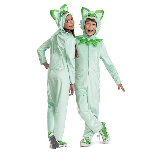 Disfraz Sprigatito para niños talla L (10-12) miniatura 5