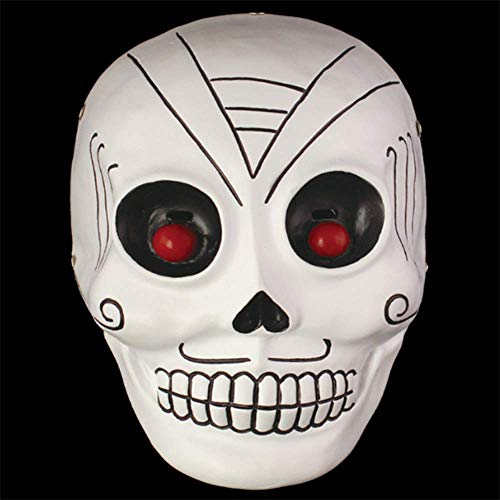 BAJIE Halloween Masker Halloween fête Jour résine Masque Payday 2 Top Grade résine Clown Masque mécanique Hommes fête Masques Vacances Fournitures Blanc