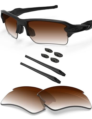 Image of BLAZERBUCK Anti Salt Replacement Lenses & Sock Kit for Oakley Flak 2.0 XL OO9188 Sunglasses