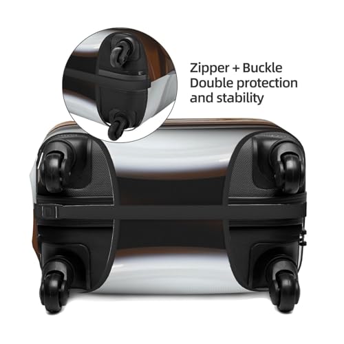 Coffee Cups Elastic Travel Luggage Cover, Washable Spandex Suitcase Protector, Anti-Scratch Fits 18-32 Inch4