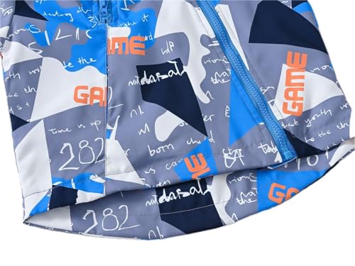 Little Boys Windproof Hooded Jacket Kids Outdoor Waterproof Jackets Windbreaker4